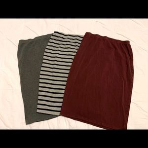 ❤️ 3 for $12 ❤️ faded glory pencil skirts!